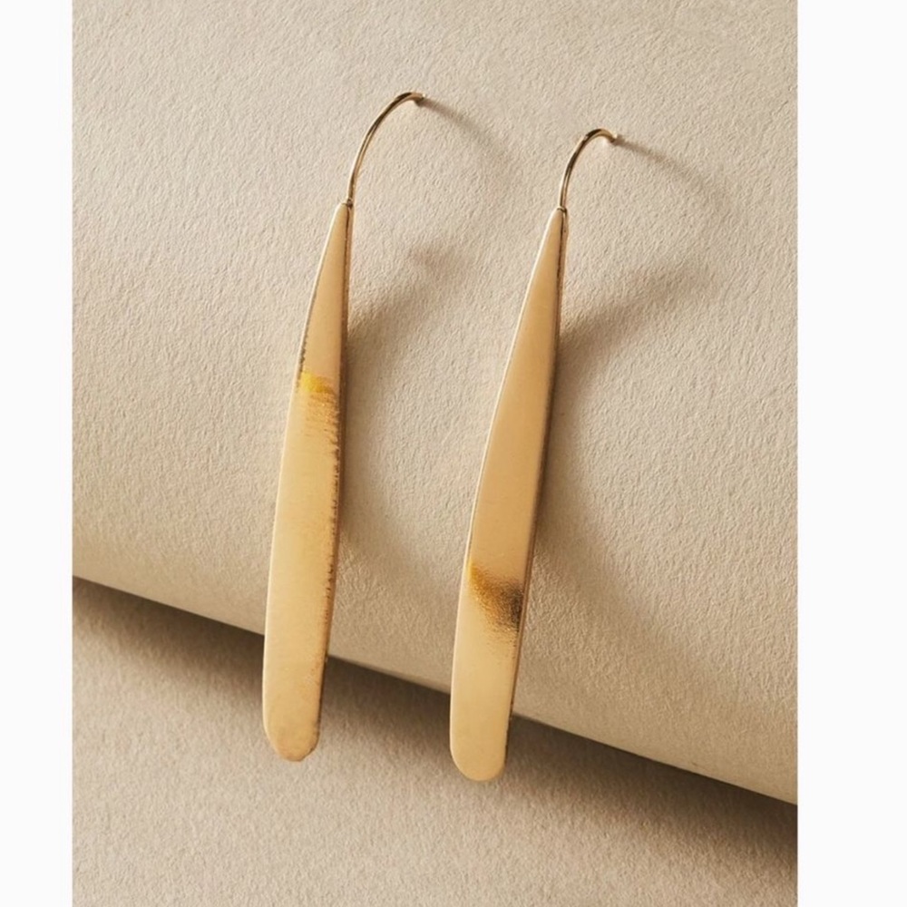 The Parker - Gold Drop Statement Earrings